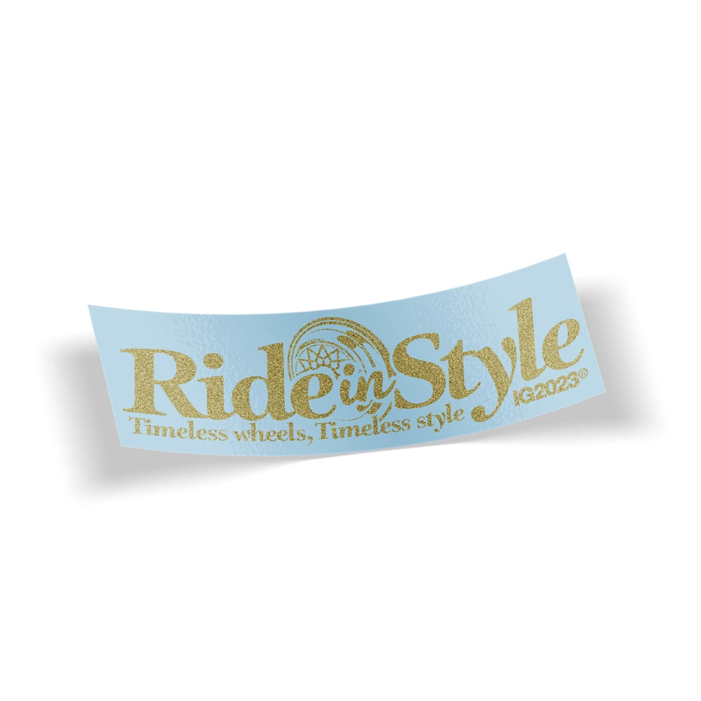 Ride In Style Diecut