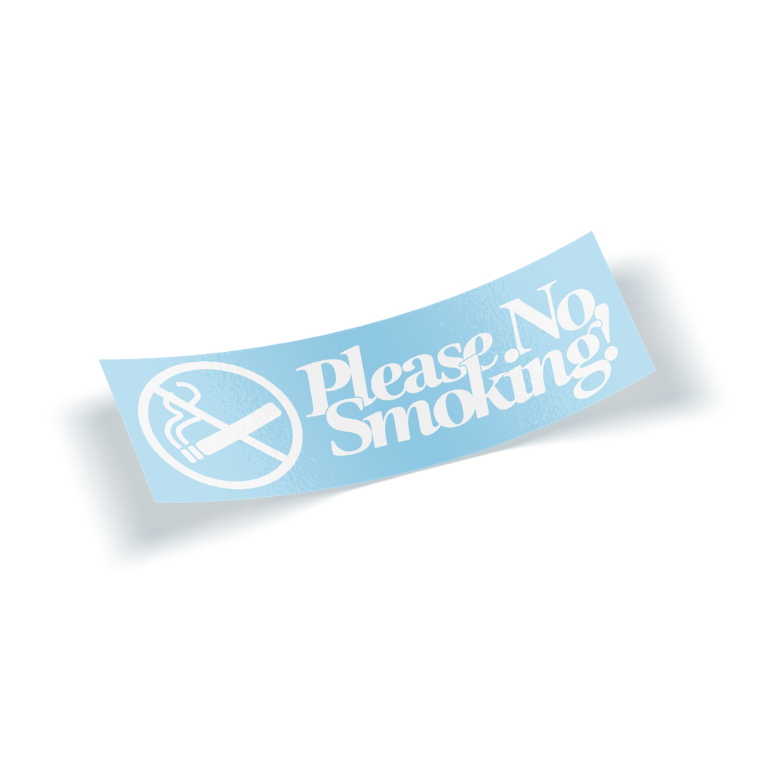 Please, No Smoking Diecut